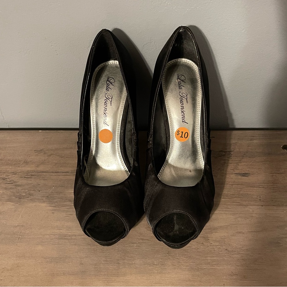 Lulu Townsend Open Toe Heels